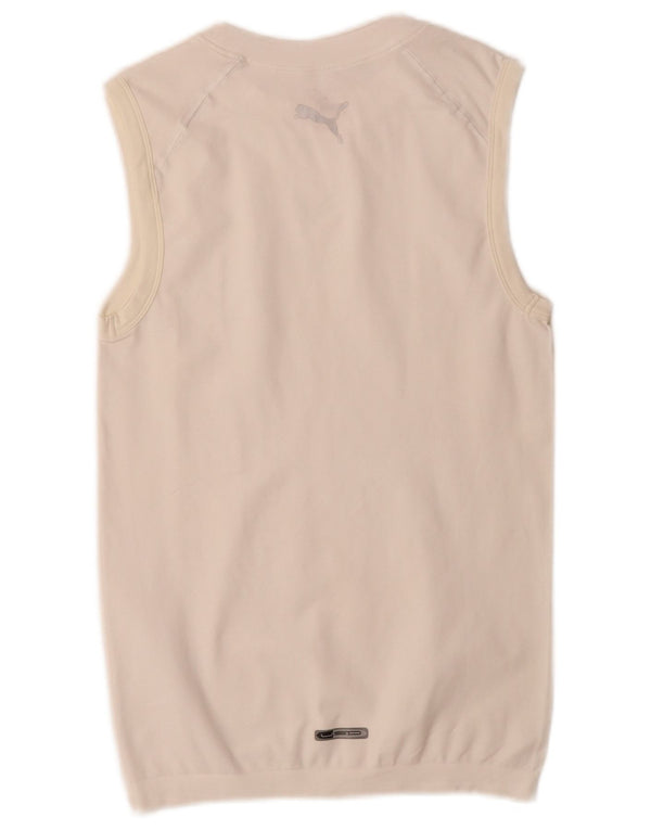 Colete feminino Puma UK 14 grande branco