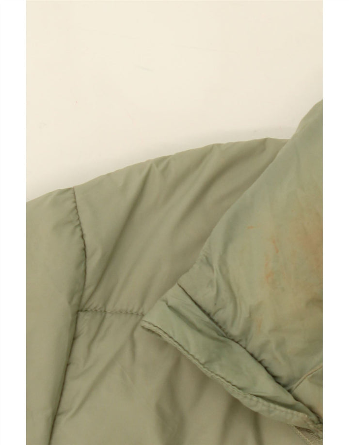 KAPPA Mens Padded Jacket UK 38 Medium Green Polyamide Vintage Kappa and Second-Hand Kappa from Messina Hembry 
