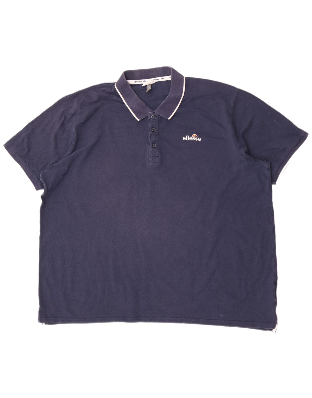 Camisa polo masculina Ellesse 3XL algodão azul marinho