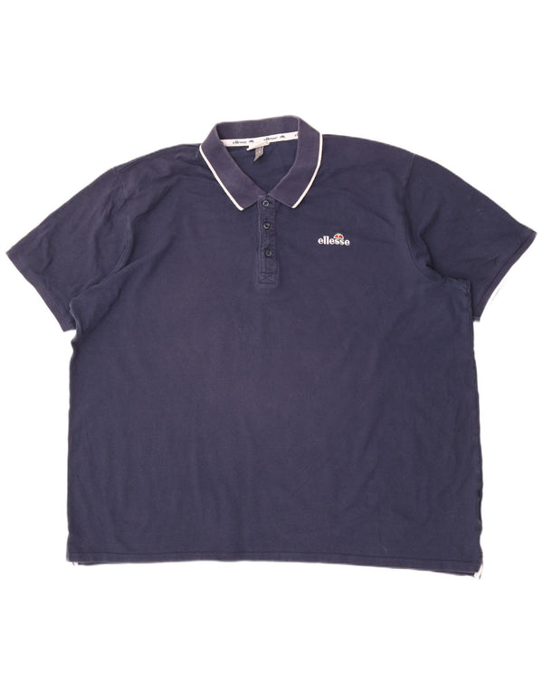 Camisa polo masculina Ellesse 3XL algodão azul marinho