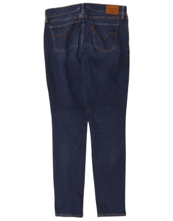 Levi's Womens 711 Skinny Jeans W30 L29 Blue Cotton