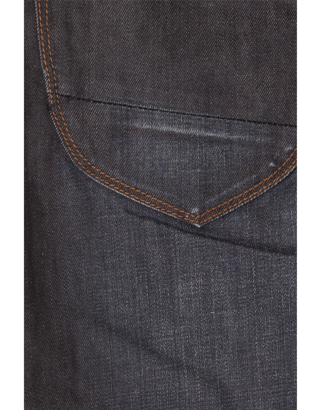 Marks & Spencer Masculino Autograph Straight Jeans W36 L29 Azul Marinho Algodão