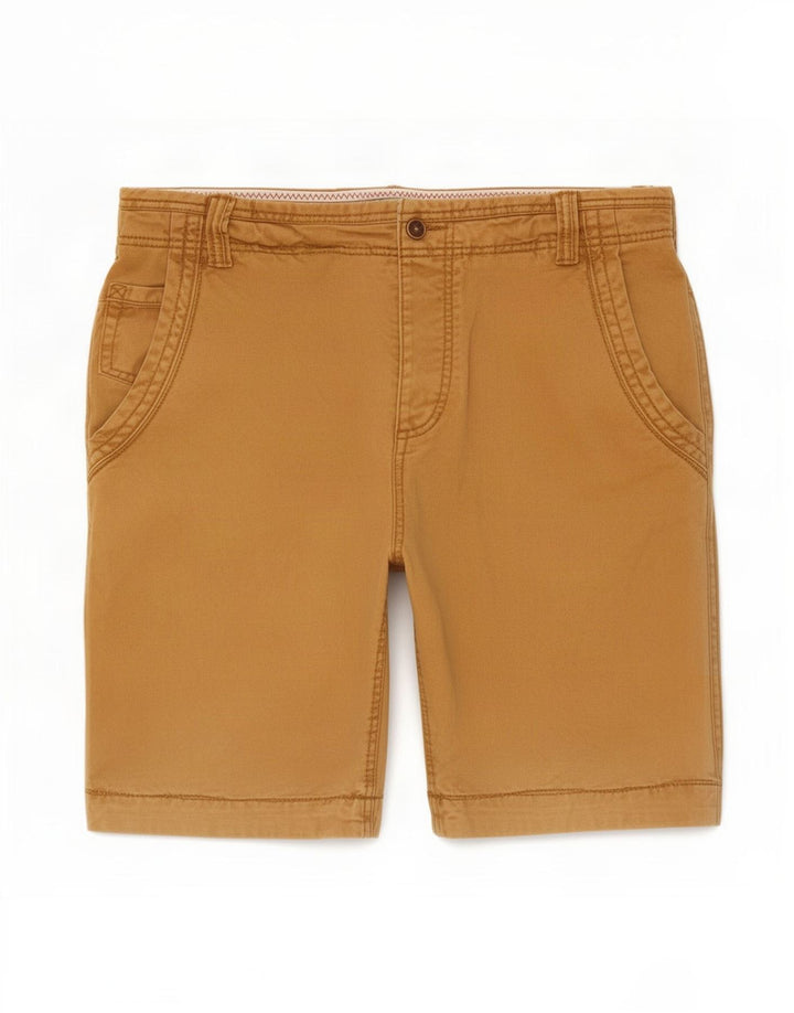 Shorts Chino feminino Fat Face grande W34 algodão marrom