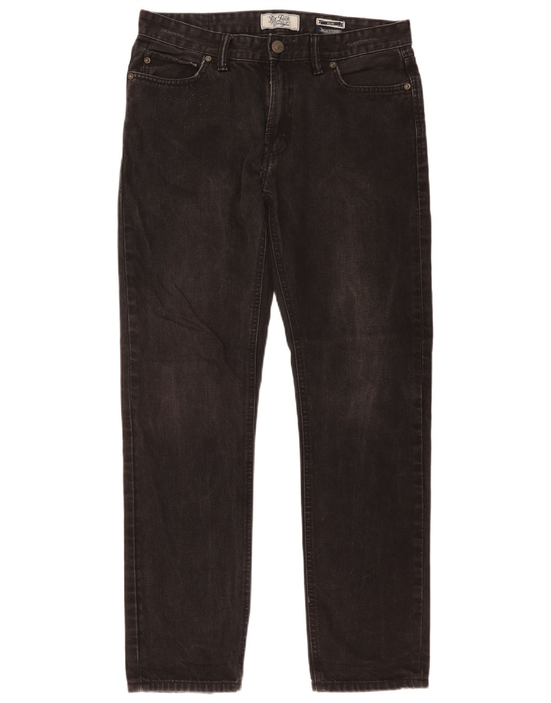 Calça Jeans Slim Feminina Fat Face W34 L31 Algodão Preto