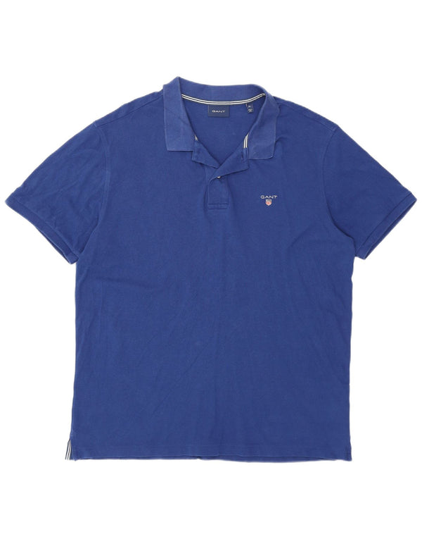 Camisa polo masculina Gant XL algodão azul