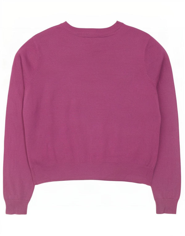 Marks & Spencer Womens Cardigan Sweater UK 18 XL Purple Viscose