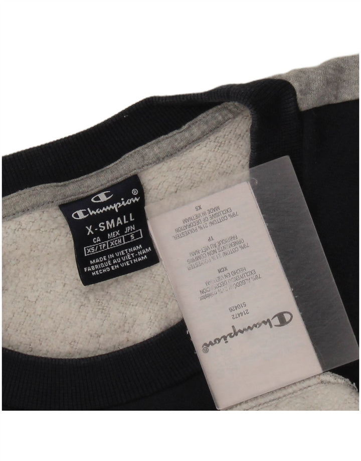 Champion moletom masculino jumper XS algodão colorido colorblock