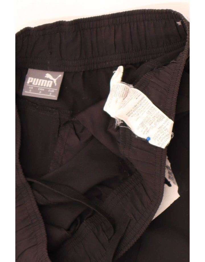 Shorts esportivos masculinos Puma pequeno poliéster preto