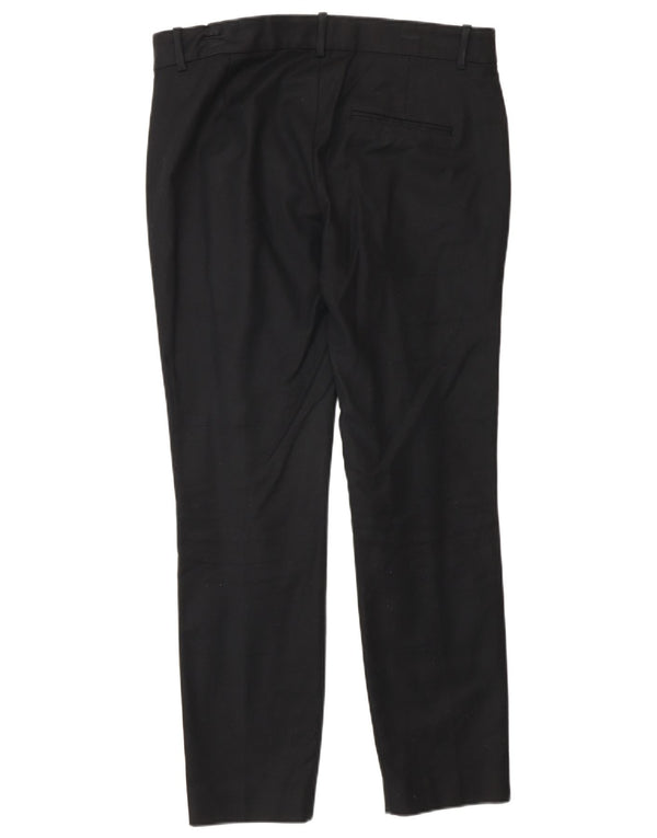 Zara Calça feminina casual slim UE 38 pequena W28 L28 preta