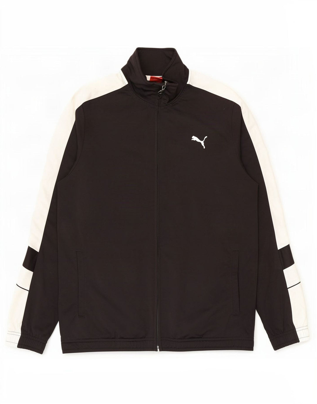 Puma Mens Tracksuit Top Jaqueta Médio Preto Colorblock