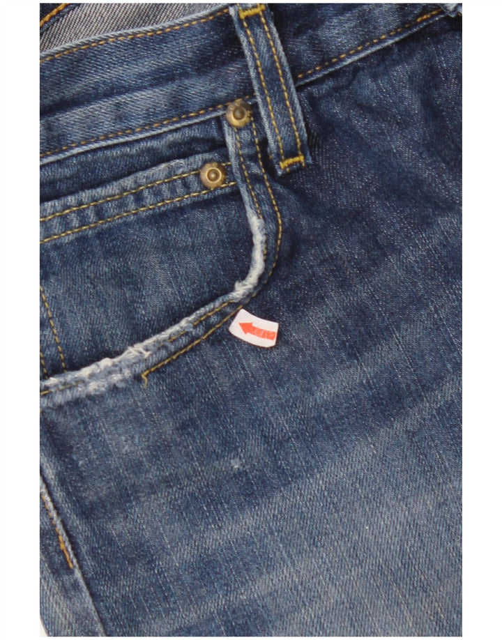 LEE Masculino Knox Straight Jeans W32 L34 Azul Marinho Algodão