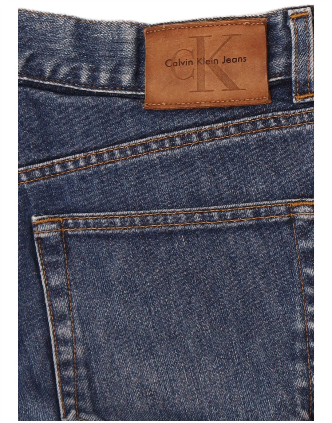 Calça jeans reta masculina Calvin Klein W31 L30 azul