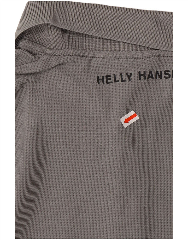 Camisa pólo masculina HELLY HANSEN XL cinza poliéster