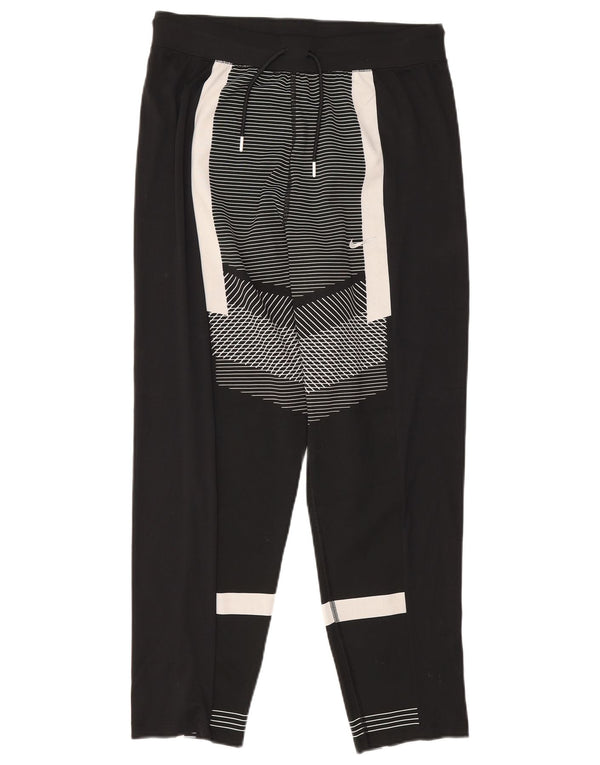 Calça de treino feminina Nike Dri Fit UK 14 grande bloco colorido preto