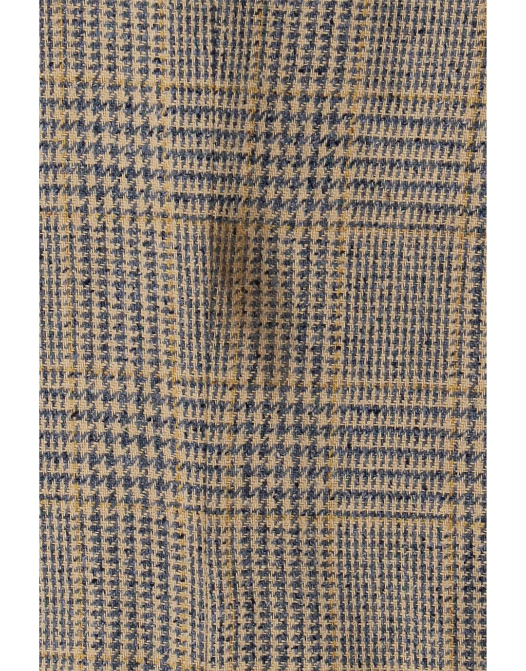 Jaqueta blazer feminina Burberrys com 3 botões Reino Unido 12 Houndstooth azul médio