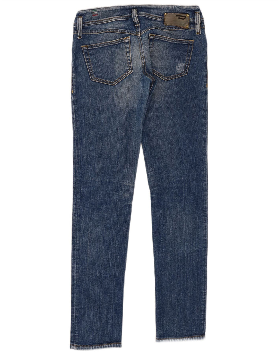 Jeans feminino Diesel Matic Distressed Slim W28 L32 Azul
