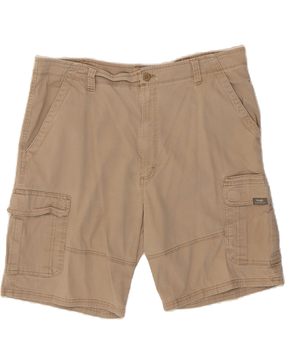 WRANGLER Mens Cargo Shorts W32 Medium  Beige Cotton Vintage Wrangler and Second-Hand Wrangler from Messina Hembry 