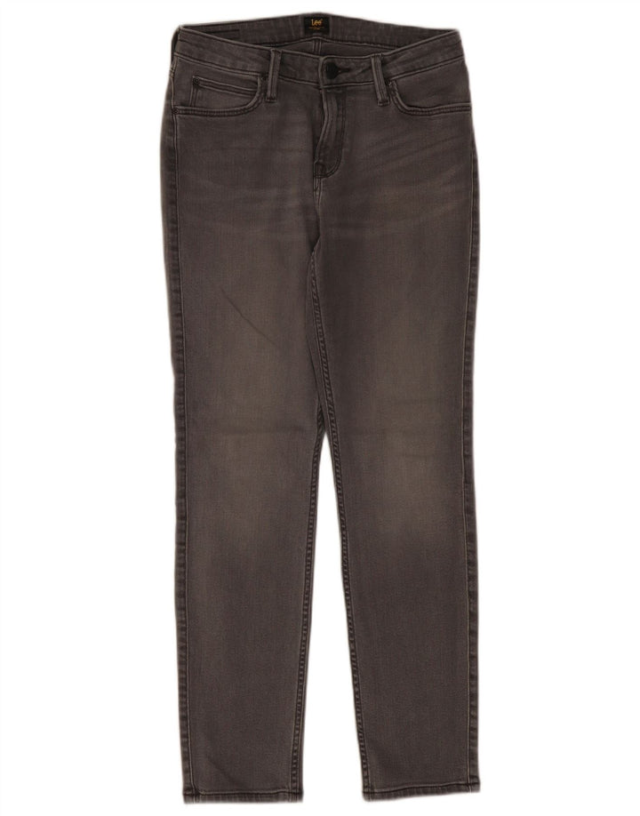 Lee Womens Elly Slim Jeans W28 L28 Algodão Cinza