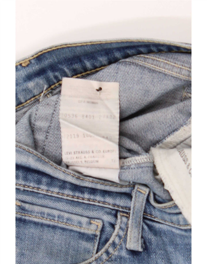 Jeans slim feminino Levi's W27 L32 algodão azul