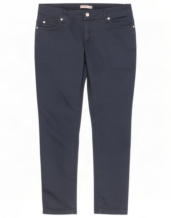 Calça feminina casual slim Liu Jo W32 L28 azul marinho