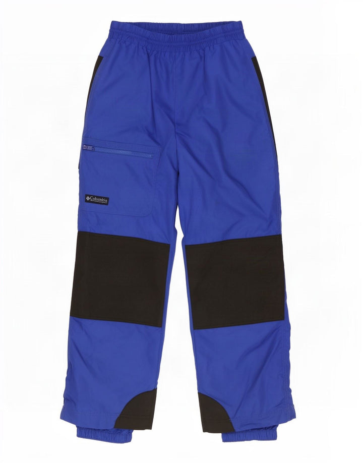 Columbia Mens Calças de Esqui Médio Azul Colourblock Nylon