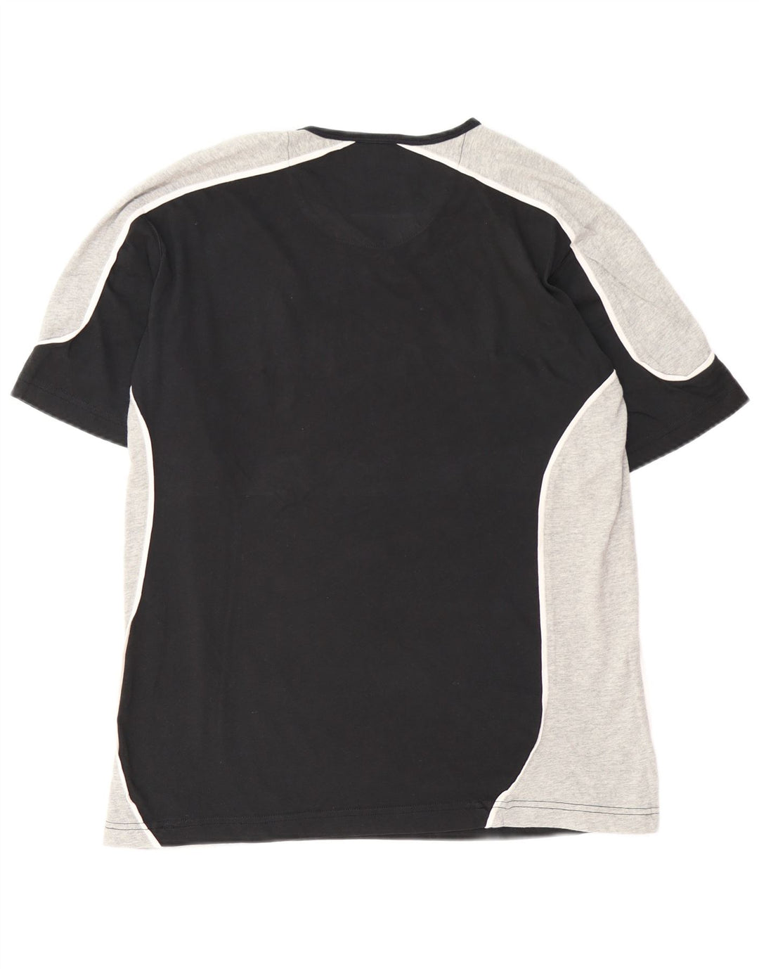 Camiseta masculina Canterbury Top médio preto colorblock