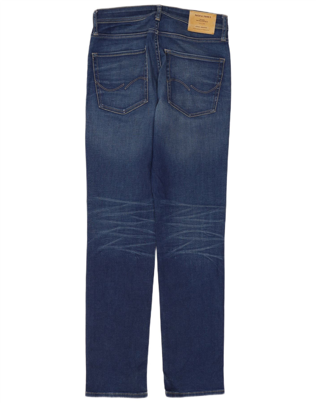 Jack & Jones Mens Slim Jeans W32 L34 Azul Algodão