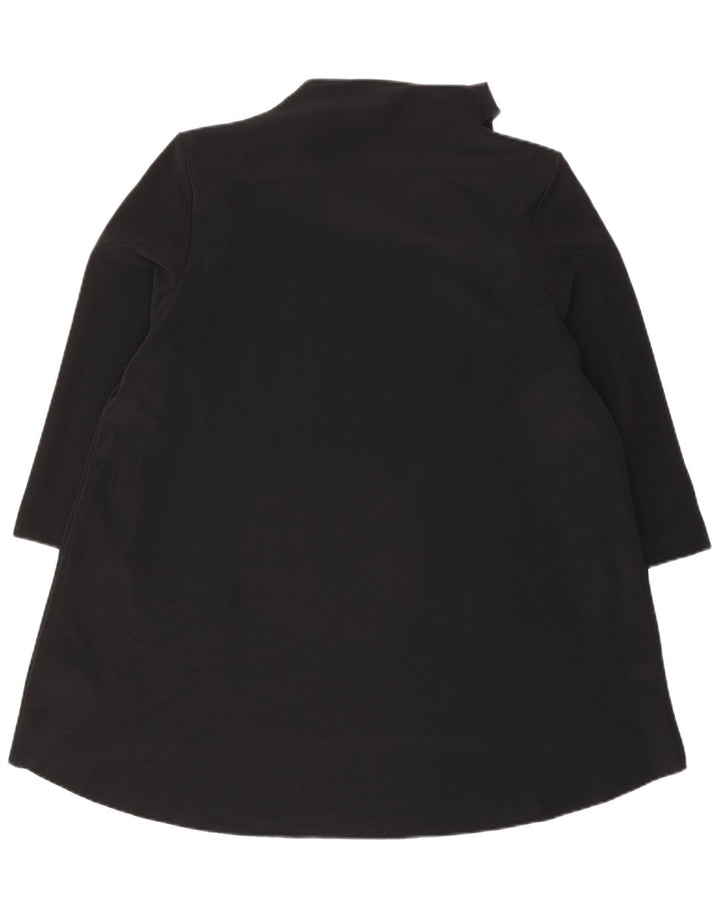 Vestido túnica feminino Cos manga 3/4 Reino Unido 14 poliéster preto médio