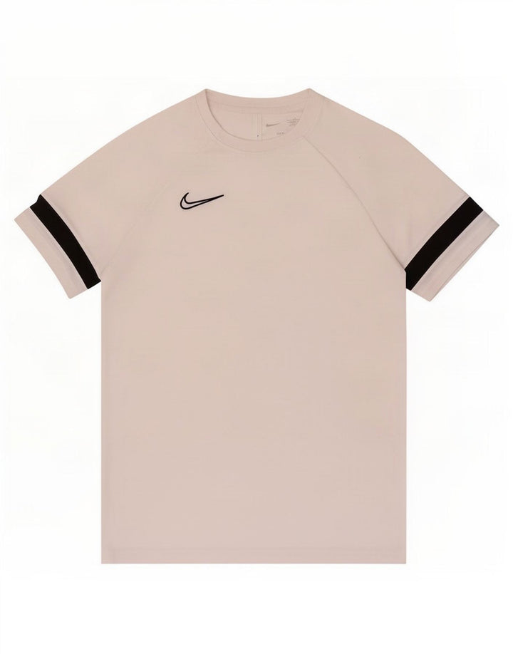 Camiseta Nike Masculina Dri Fit Top Grande Branco Colorblock Poliéster