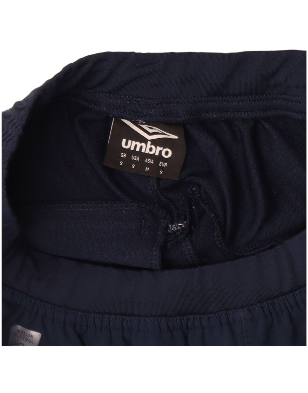 Calça de treino masculina Umbro pequena azul marinho poliéster
