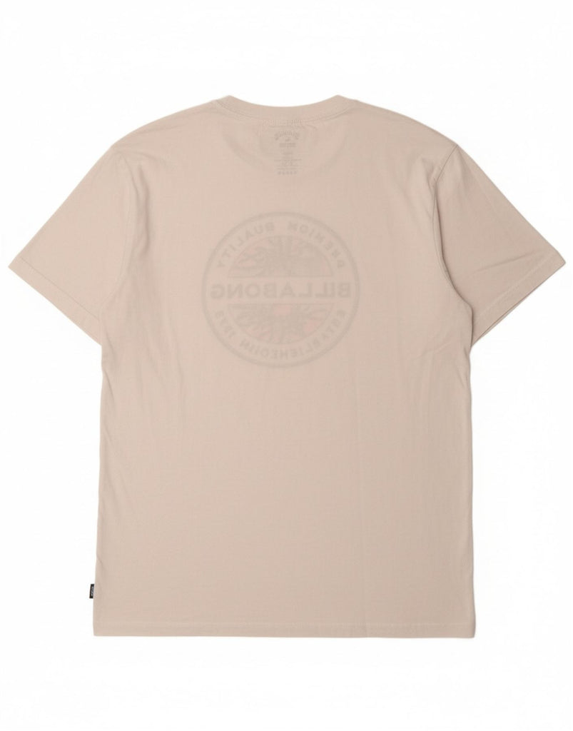 BILLABONG Mens Graphic T-Shirt Top Medium White Cotton Vintage Billabong and Second-Hand Billabong from Messina Hembry 