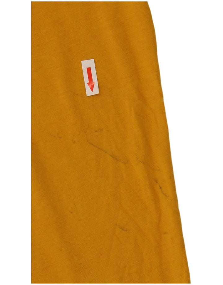 Jack Wills Camiseta masculina grande de algodão amarelo