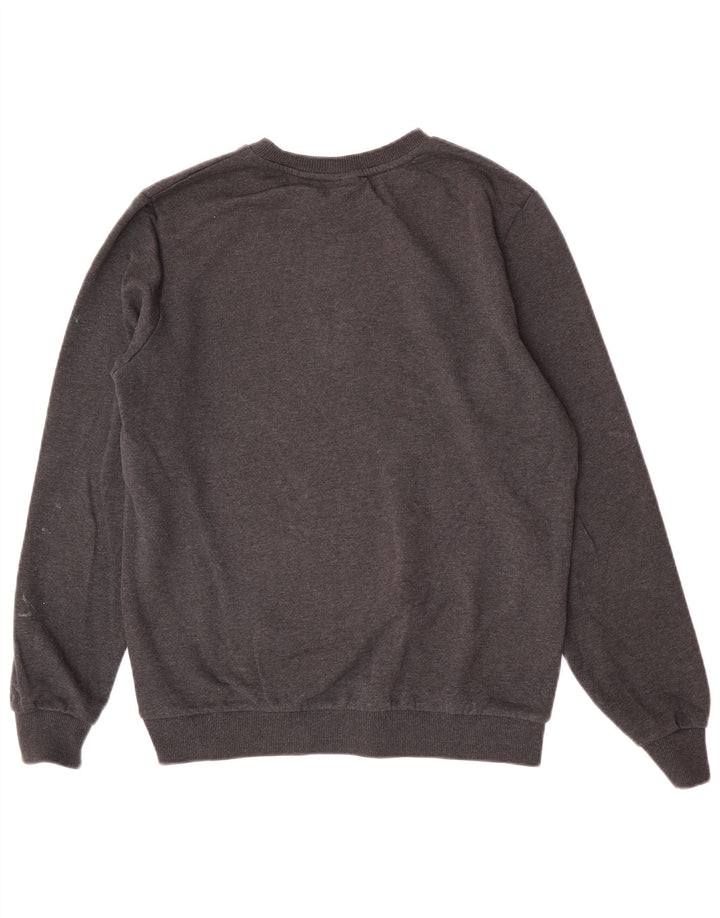 Puma Mens Moletom Jumper Médio Algodão Cinza
