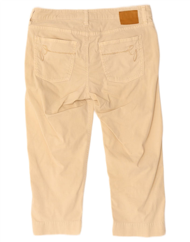GANT Womens Capri Trousers W29 L19 Beige Cotton