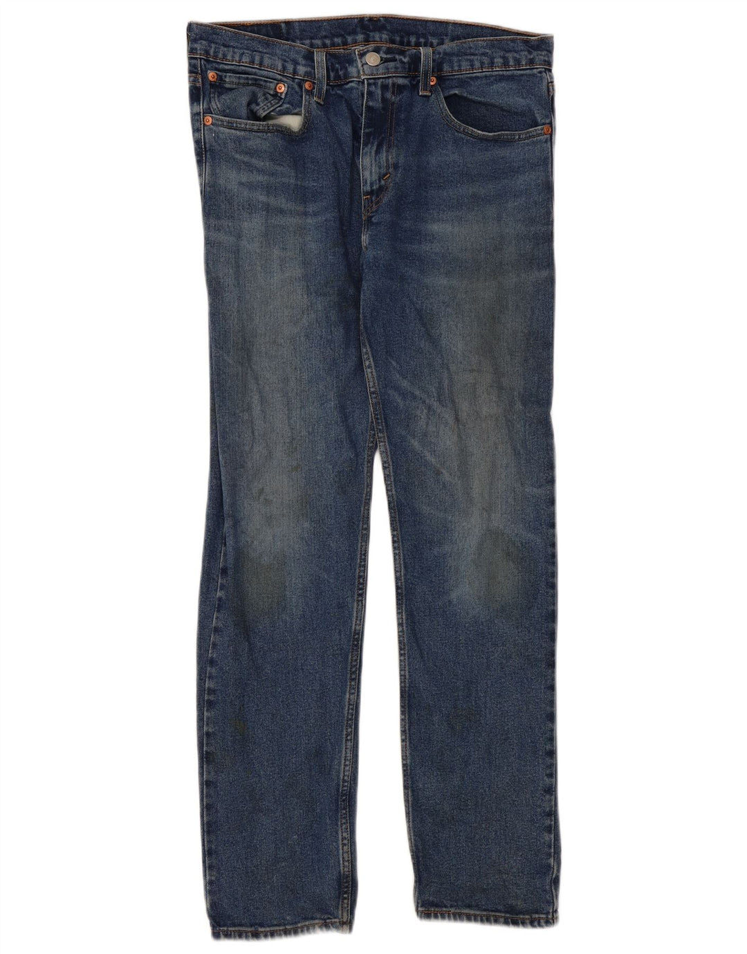 Calça jeans feminina Levi's 502 Tapered W31 L32 azul algodão
