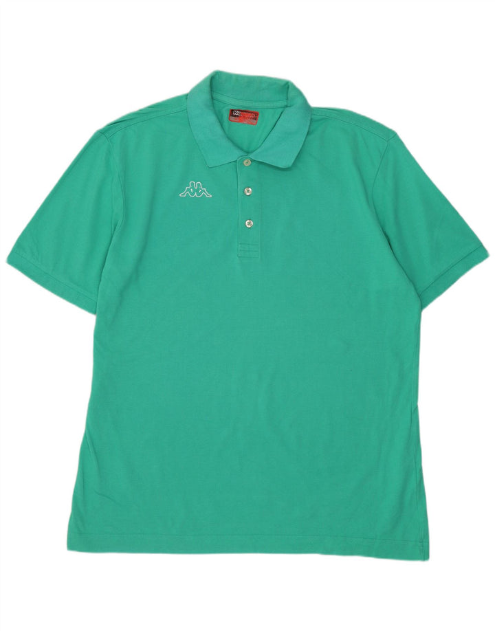 Camisa polo masculina Kappa grande verde