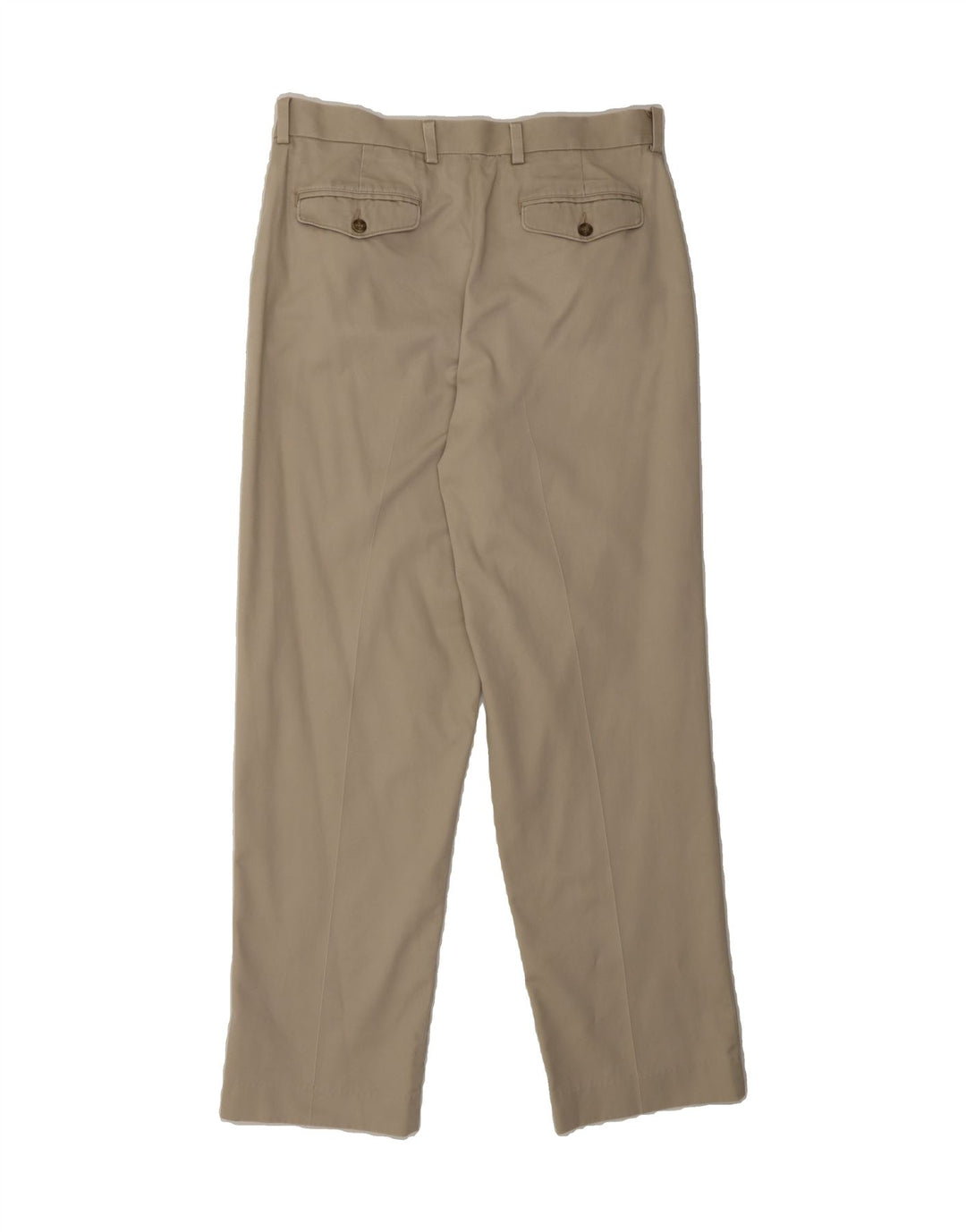 L.L.BEAN Mens Straight Chino Trousers W34 L31 Beige Cotton Vintage L.L.Bean and Second-Hand L.L.Bean from Messina Hembry 