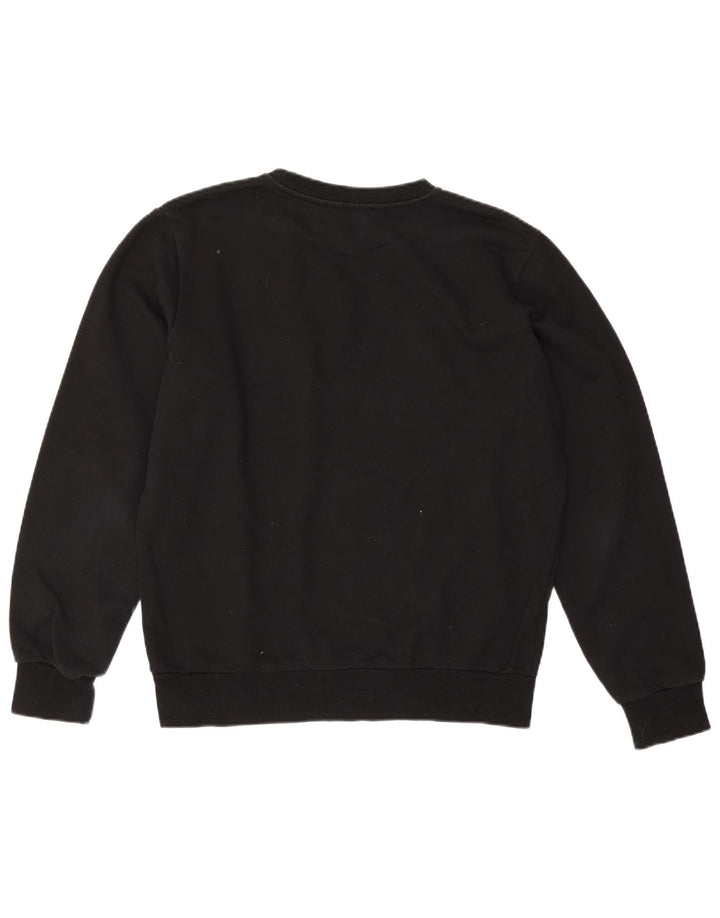 Diesel masculino gráfico moletom jumper médio preto