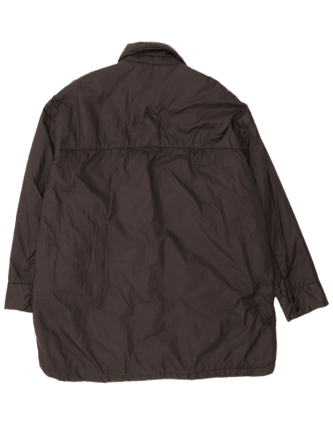Casaco corta-vento feminino Zara UK 14 poliéster preto médio