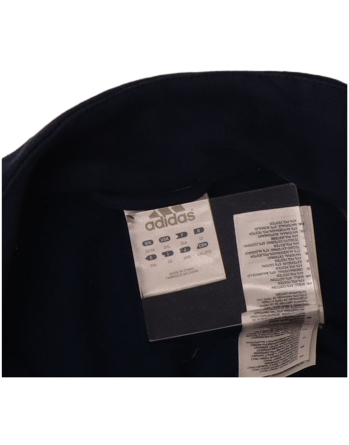 ADIDAS Mens Climalite Tracksuit Top Jacket UK 52/54 2XL Azul Marinho Algodão