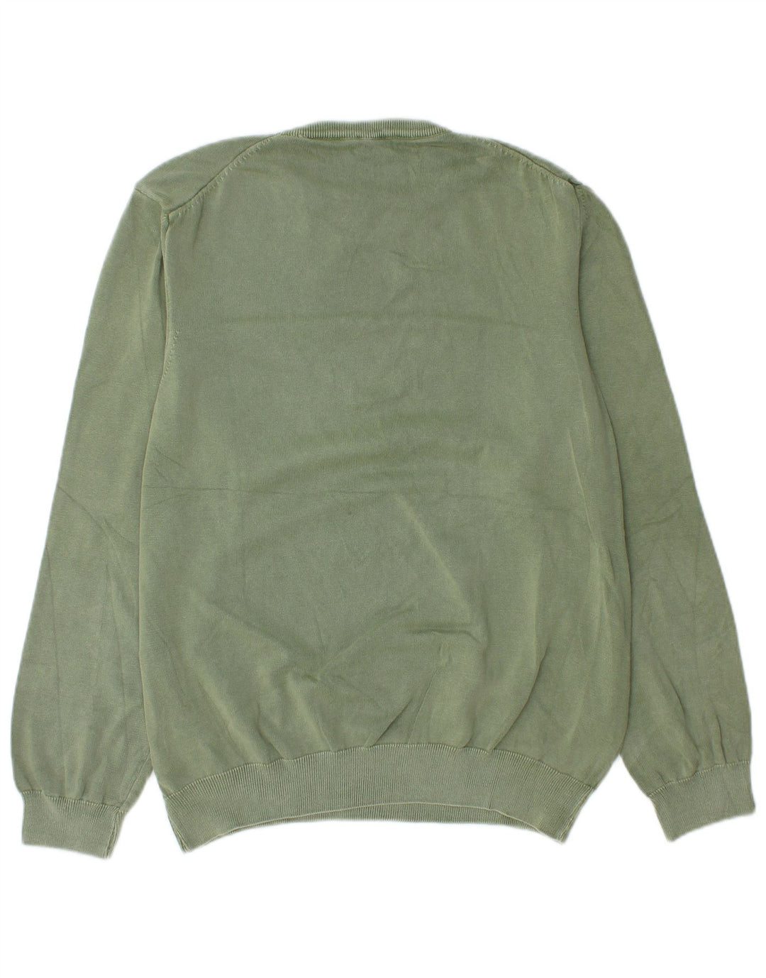 Blauer Suéter masculino com gola redonda XL algodão verde