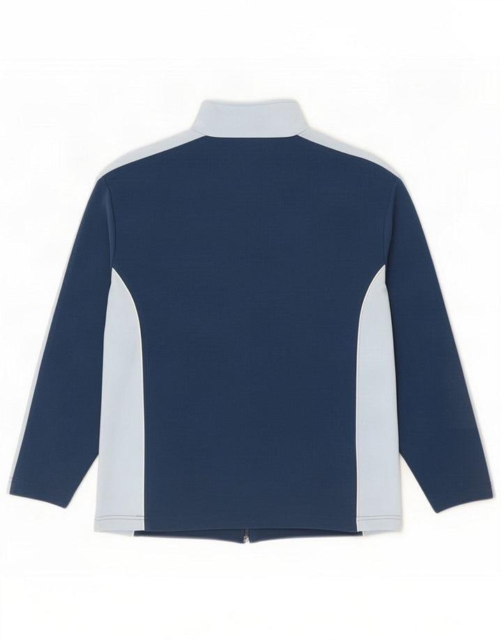 Kappa Mens Tracksuit Top Jacket 2XL Azul marinho Colourblock Poliéster
