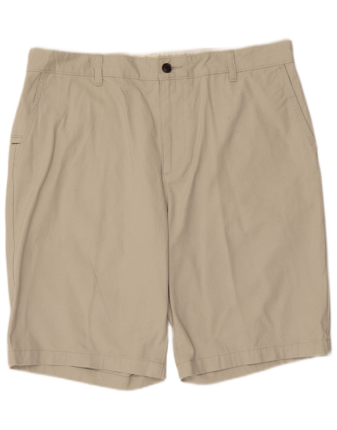 Shorts cargo masculino Dockers W36 grande algodão bege