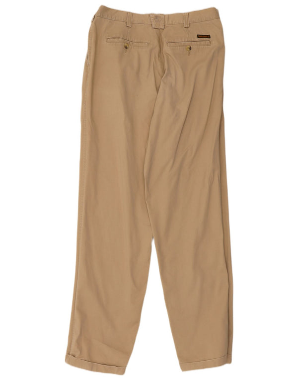 Calça Chino Masculina Timberland Pegged W35 L33 Algodão Bege