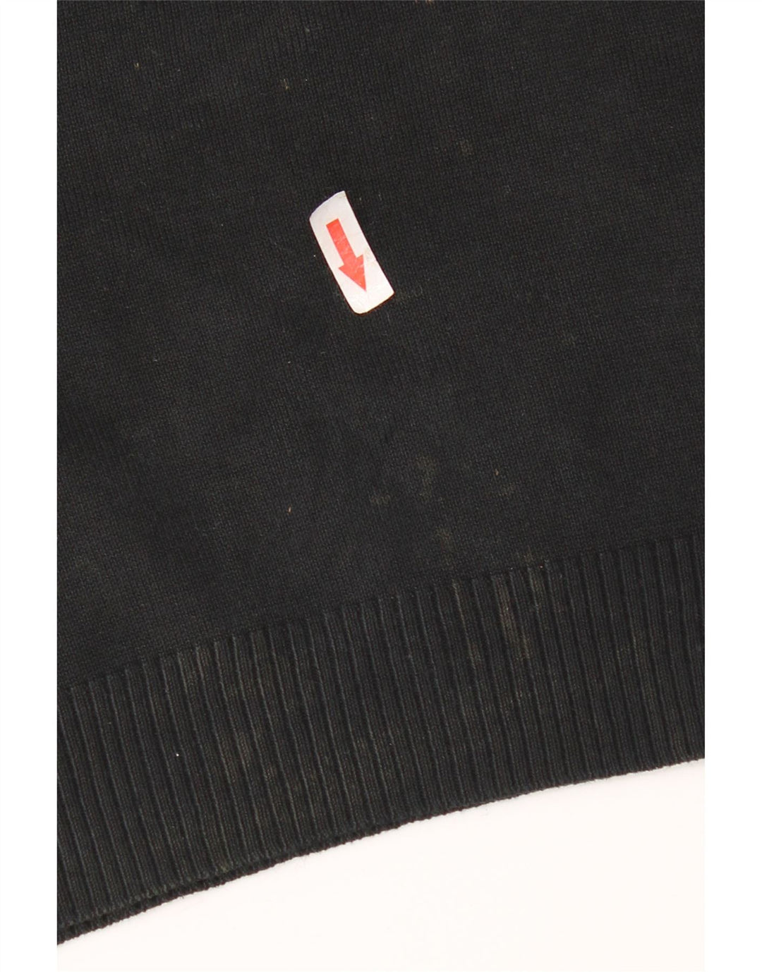 Suéter feminino Zara com decote em V Reino Unido 14 grande preto
