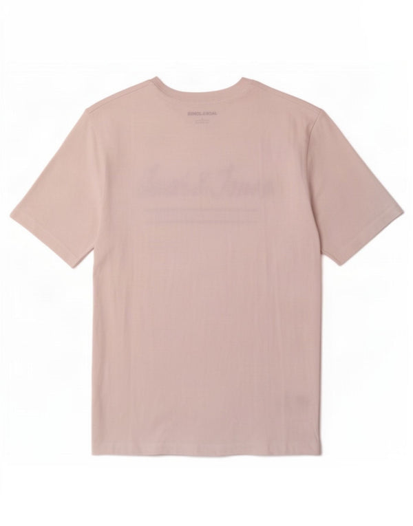 Camiseta gráfica masculina Jack & Jones grande branca