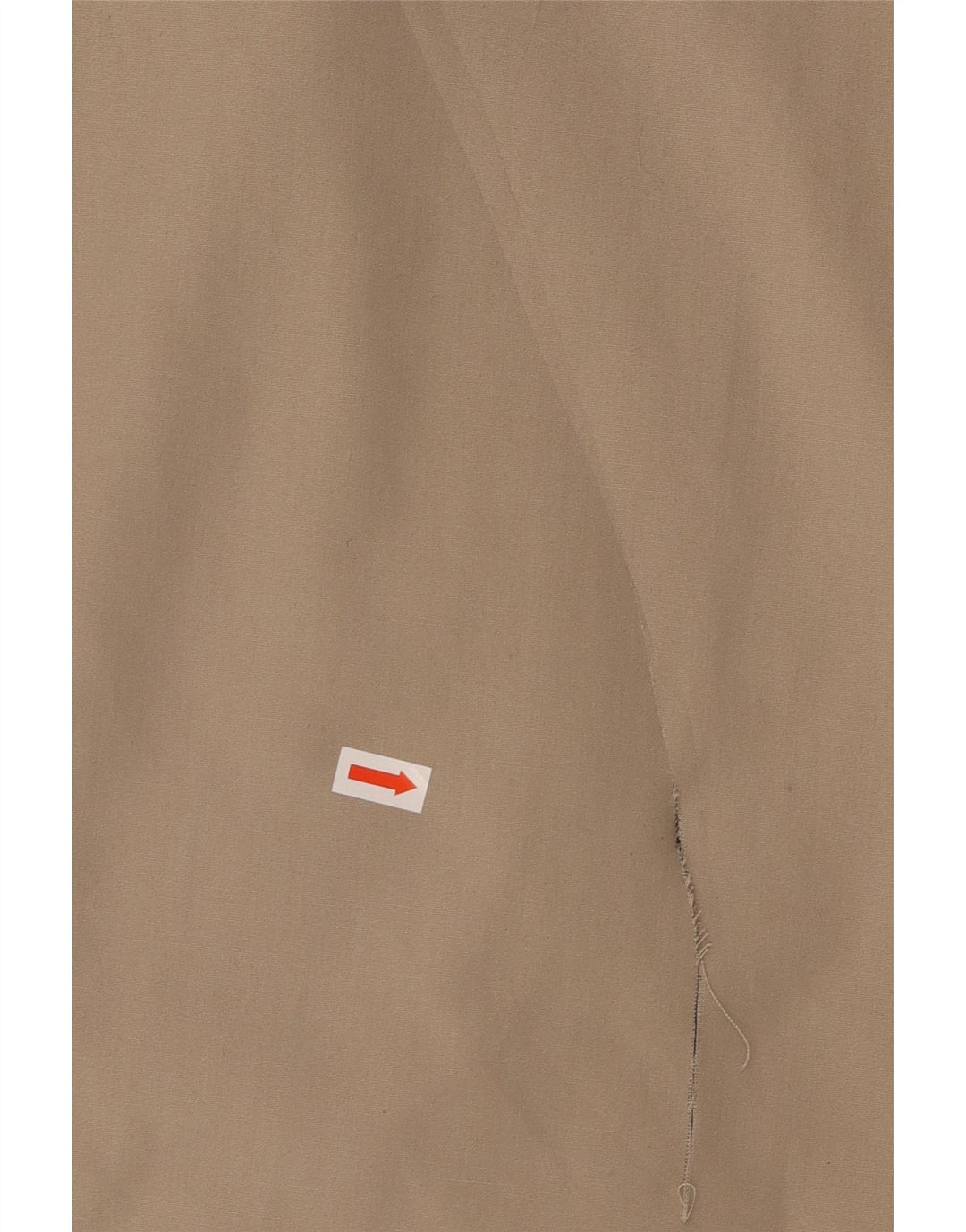 Sobretudo feminino grande de pele sintética VINTAGE EU 40 poliéster bege médio