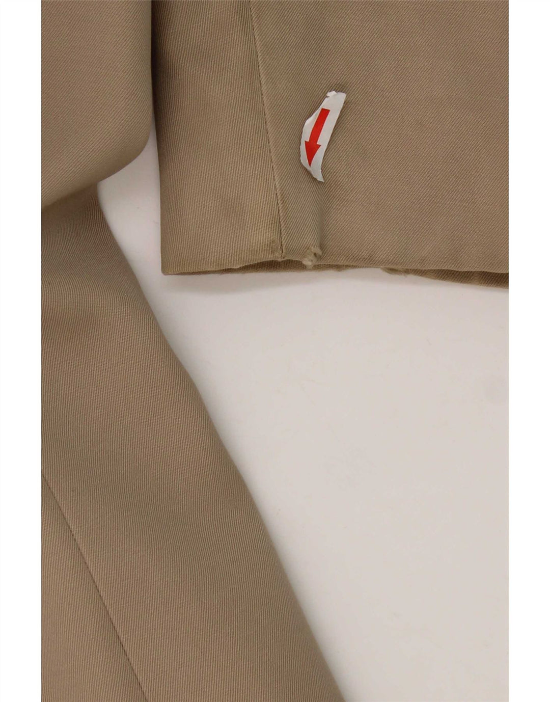 Sobretudo masculino Aquascutum UK 38 lã virgem bege médio