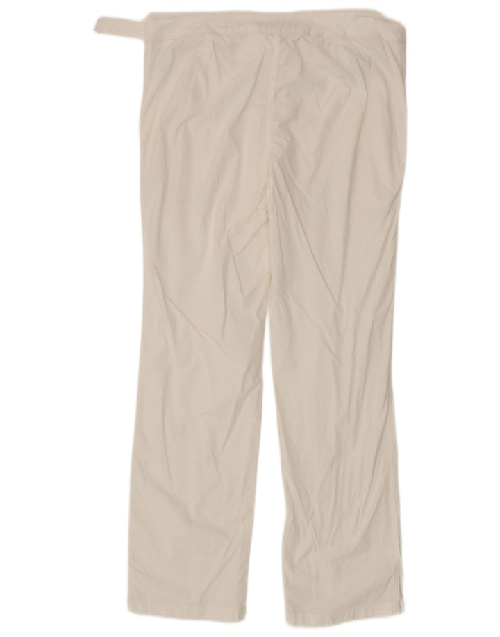 Calça Chino Reta Feminina Sergio Tacchini IT 44 Médio W30 L27 Branco