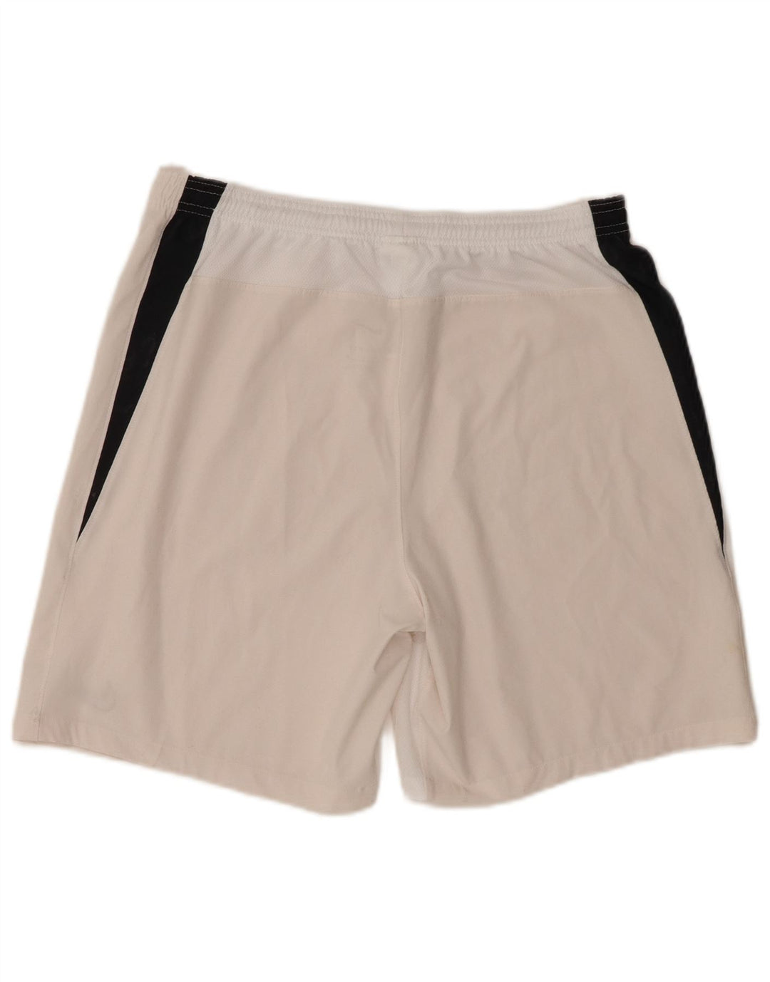 Shorts esportivos masculinos Nike Dri Fit médio branco colorblock